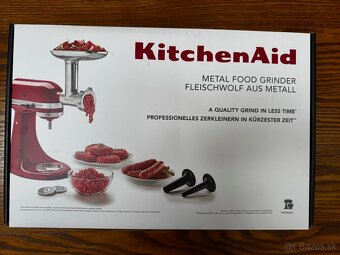 KitchenAid kovový mlynček na mäso 5KSMMGA - 2