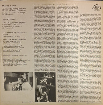 Retro gramofónová LP platňa Varhanni Koncerty - 2