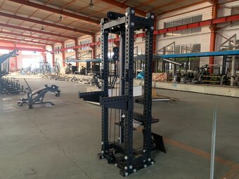 Kladka horná+spodná + rack + belt dip + belt squat - 2