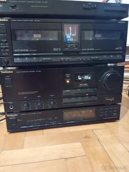 Technics systém zosilovač kazeta gramofón fm - 2