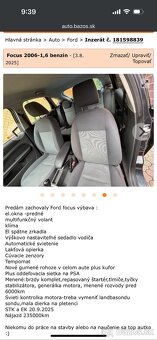 Ford focus 1,6 - 2