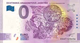 0 € / 0 euro souvenir bankovky 2024 - 2