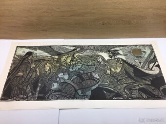 2x Horyna - grafika - nerámované a zachovalé - 2