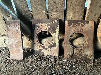 Liatinove platne, rošty,rámy na pec, kominová klapka - 2