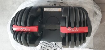 Nastaviteľná činka 24kg - 2