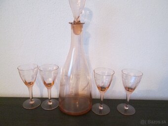 Ružová súprava na pálenku - 2