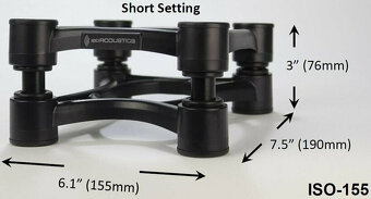 IsoAcoustics ISO-155 Stojan pre štúdiové monitory - 2