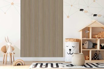 XXL 260x60x2,1cm Akustické panely DUB /DREVO=žiadna fólia - 2