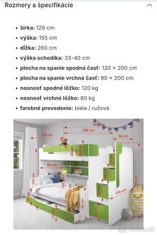 Poschodová posteľ - 2