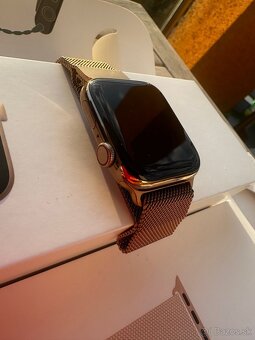 Apple watch 4 steinless steel | zlaté - 2