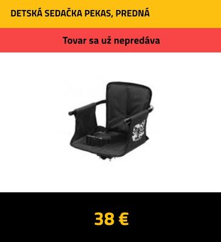 Predám  prednú  sedačku na bicykel - 2