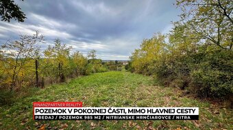 Pozemok, záhrada 985 m², Nitrianske Hrnčiarovce, Nitra - 2