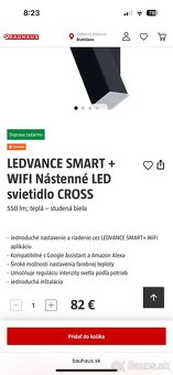 Svietidlo LEDVANCE SMART + WIFI Nástenné LED svietidlo CROSS - 2
