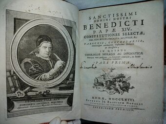 Stará vzácna kniha 1763 r. 2 knihy v 1 knihe - 2