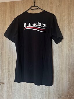 Balenciaga panske tricko cierne - 2