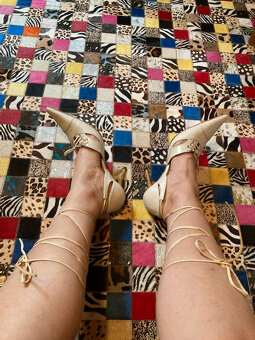 Talianske kožené lodičky veľkosť 38 - 2