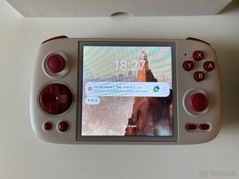 Retro herná konzola Anbernic RG Cube + pevný obal - 2