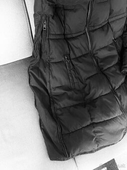 Tehotenská zimná bunda, aj na nosenie bábätka - 2