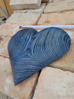 Predám drevené srdce na dekoráciu darček - 2