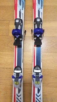 Lyže 120cm + palice + lyžiarky - 2