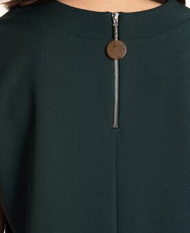 Tmavozelené šaty - 2