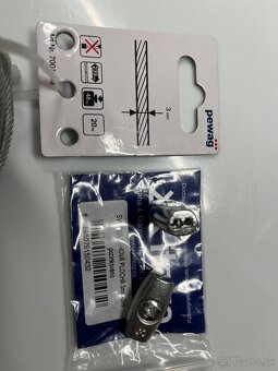 Oceľové lanko s ochranou, 3 mm, 20 m - 2