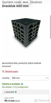Plastove palety drenáž drenblok - 2