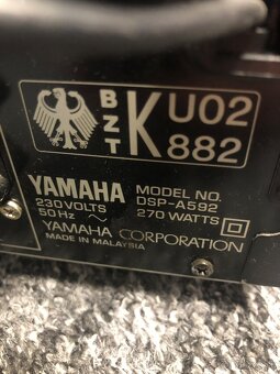 Yamaha receiver zozilnovač DSP-A592 - 2