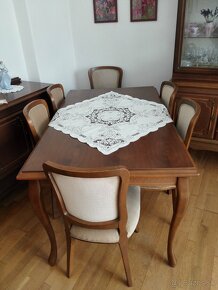 Jedálenský stôl so 6 stoličkami - 2