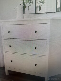 HEMNES IKEA komody, 3 zásuvky, 6 zásuviek, výborný stav - 2