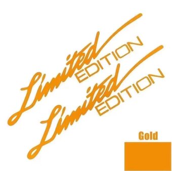 Nové žlté nálepky Limited Edition - 2