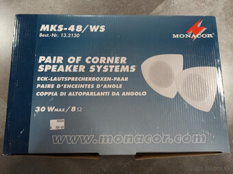 Monacor MKS-48/WS Nástenné reproduktory - 2