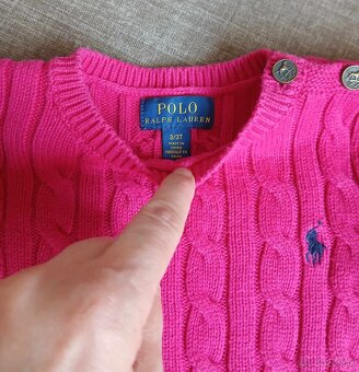 Šaty pre dievčatko zn.Polo by Ralph Lauren, veľ.98 - 2