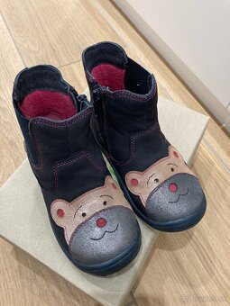 Dievčenské kožené čižmičky 24 - 2