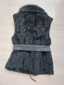 Kozusinove vesty + kozenkova bundicka -biela - 2