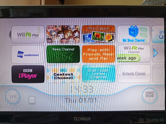 Nintendo Wii - 2x OVLÁDAČ originál Nintendo + 5 hier - 2