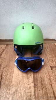 Lyžiarska Prilba+Okuliare - 2