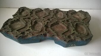 Veľká Starožitná forma -modrotlač - 2