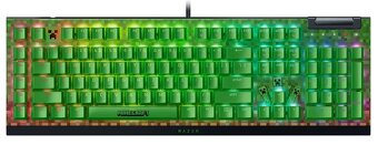 Predám klávesnicu Razer BlackWidow V4 Minecraft Edition (US) - 2