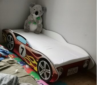 Detská posteľ Auto 140x70 + matrac II.trieda - 2