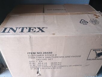 Nafukovacia virivka Intex 28440 Pure Spa Greywood deluxe - 2