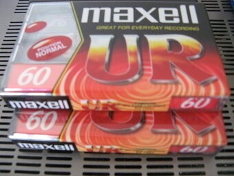 Audiokazety TDK, MAXELL - 2