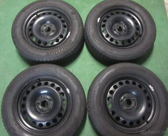 R17 Zimná sada ŠKODA KODIAQ rozteč 5x112 215/65R17 bridgesto - 2