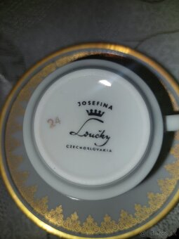 Predám sadu 6 mocca šálok na kávu (Josefina, Loučky) - 2