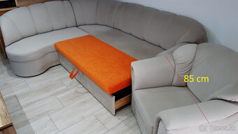 Evelina - Rohova rozkladacia sedacia súprava - 2