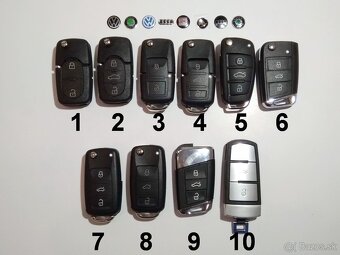 Autokluč obal kluča Seat Alhambra Leon Altea Ateca - 2