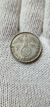 2 mark, 2 marka, 2 reichsmark Hindenburg - 2