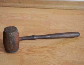 Starý drevený tĺčik (32x10cm) - 2