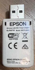 Predám WiFi USB adaptér Epson ELPAP10 - stav nového - 2