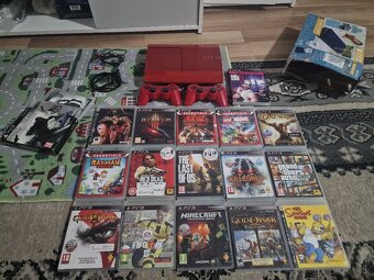 Playstation 3 superslim 500GB červená - 2